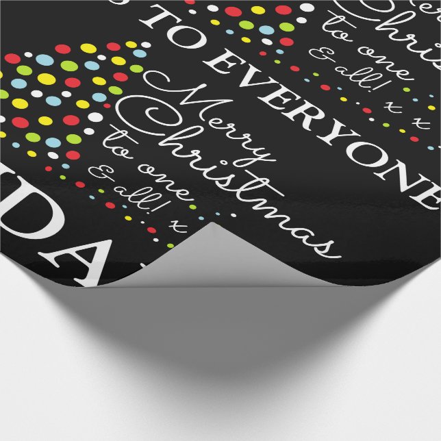 Papel De Presente Árvore de Natal moderna, Papel de Molho de Natal (Ponta)