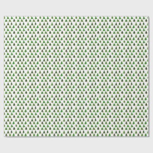 Papel De Presente Árvore de Natal no estilo de desenho infantil