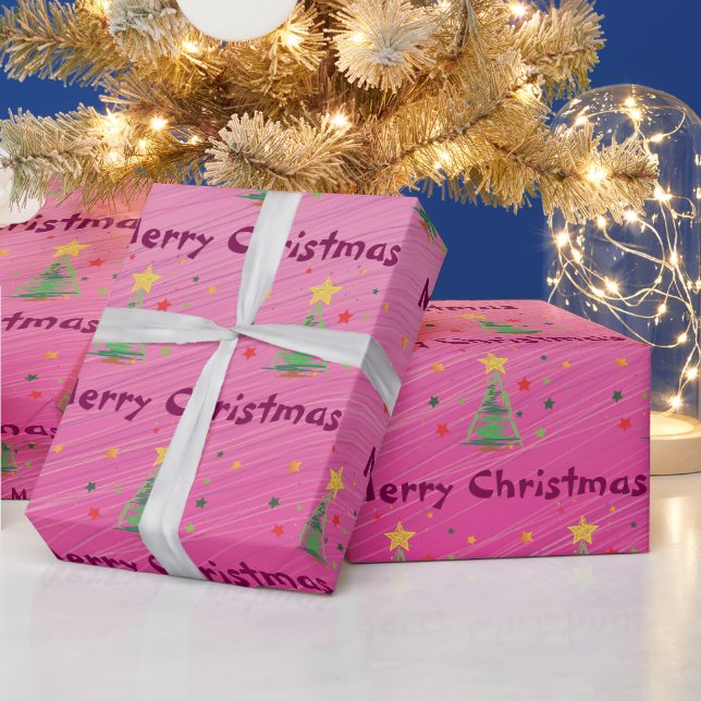 Papel De Presente Árvore de Natal pacífica (Feriados)