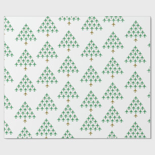 Papel De Presente Árvore de Natal para Cima e Fora