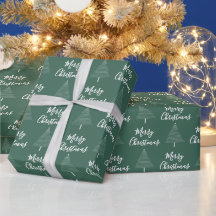 Árvore de Natal Verde Elegante Feliz Natal Feliz