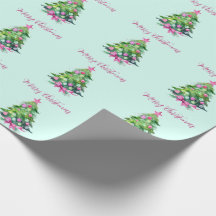 Árvore de Natal Vintage Pink e Mint