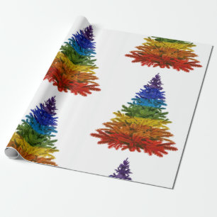 Papel De Presente árvore do Natal