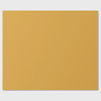 Papel De Presente Árvore Minimalista Dourada