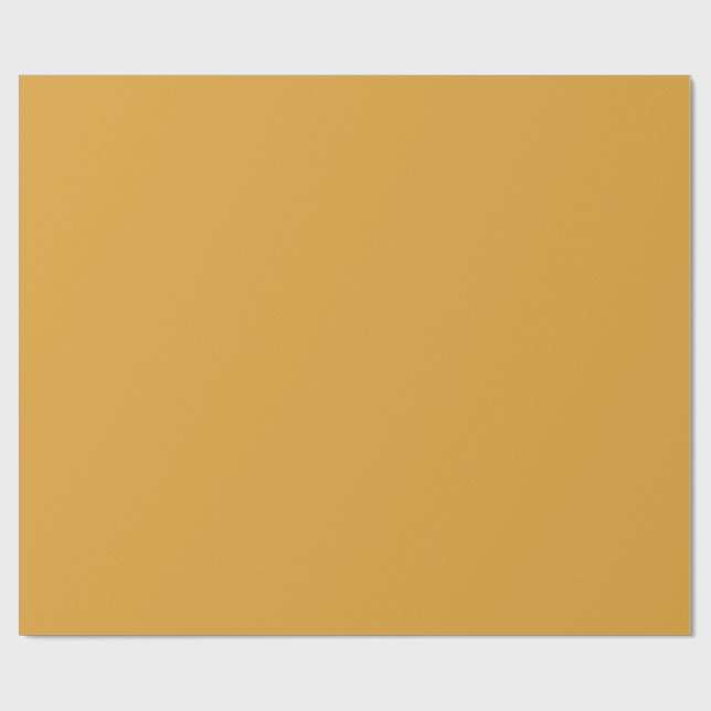 Papel De Presente Árvore Minimalista Dourada (Aberto)