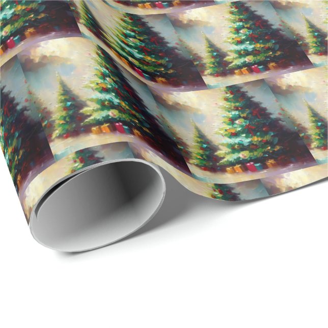 Papel De Presente Árvore Natal 2 (Ponta do rolo)
