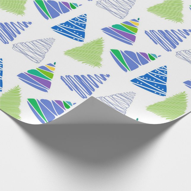 Papel De Presente Árvores de Natal (Ponta)