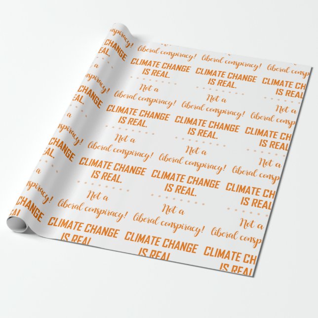 PAPEL DE PRESENTE AS ALTERAÇÕES CLIMÁTICAS SÃO REAIS! (Desenrolado)