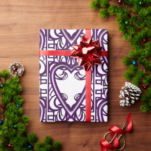 Papel De Presente ás dos corações