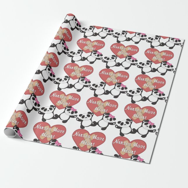 Papel De Presente As enfermeiras têm o coração (Desenrolado)