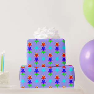 Papel De Presente As Estrelas Alinham, Periwinkle Blue All-Occasion