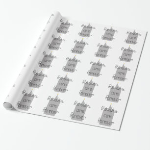 Papel De Presente as famílias são para sempre templo mórmon lds