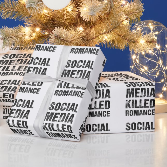 Papel De Presente As Mídias Sociais Mataram o Romance (Feriados)