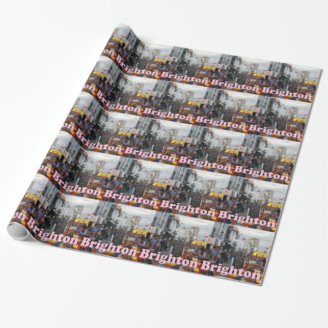 Papel De Presente As pistas Brigghton (Desenrolado)