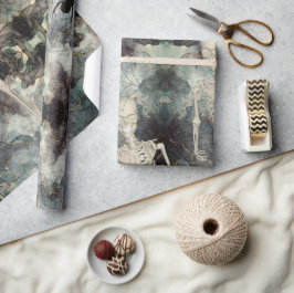 Papel De Presente Ascensão de esqueletos do Artesanato de Ashes Hall