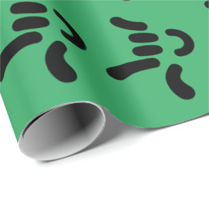 Papel De Presente ASL - Presente Quebrando VERDE