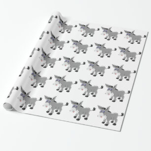 Papel De Presente Asno