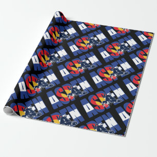 Papel De Presente Aspen Colorado e Snowboarder