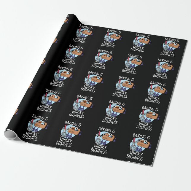 Papel De Presente Assar é Negócio de Colher de Ar Bater Pun Dark BG (Desenrolado)