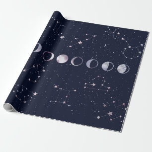 Papel De Presente Astrologia Sky