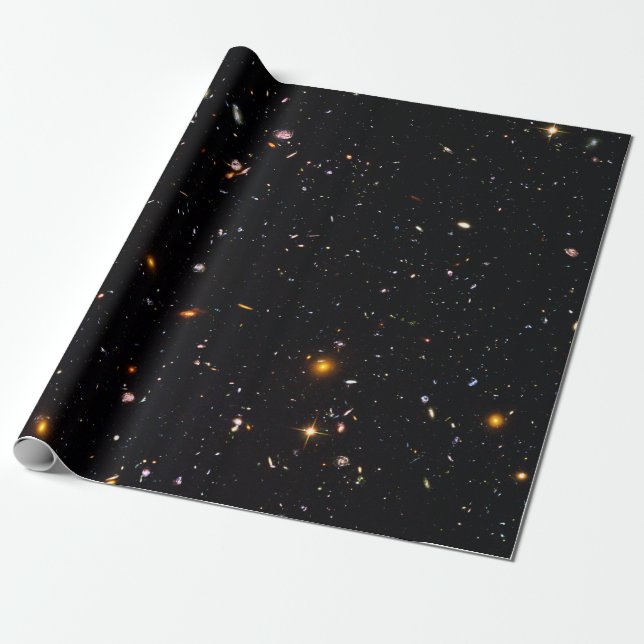 Papel De Presente astronomia de fotos espaciais profundas do univers (Desenrolado)