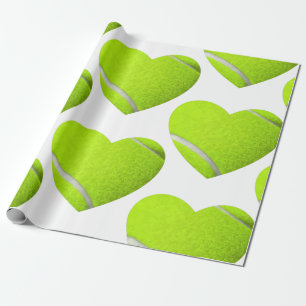 Papel De Presente atleta de esportes tênis de amor