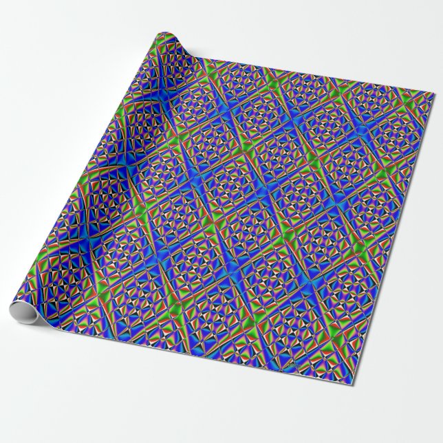 Papel De Presente Através da cerca do jardim... (Desenrolado)