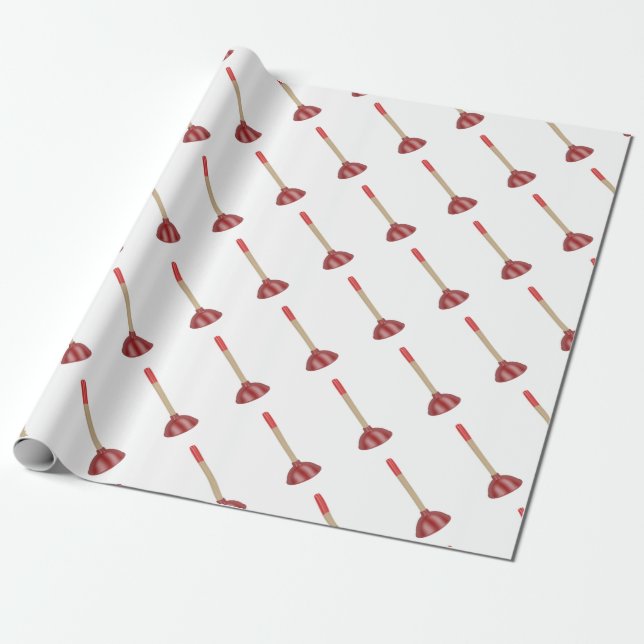 Papel De Presente Atuador vermelho (Desenrolado)