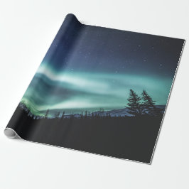 Papel De Presente Aurora Borealis Noruega