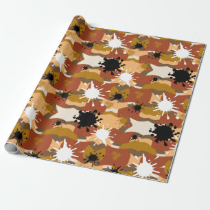 Papel De Presente Autumns Camo