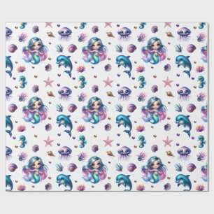 Papel De Presente Aventura da Sereia!
