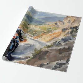 Papel De Presente Aventura de Alta Velocidade em Paisagem Montanha V