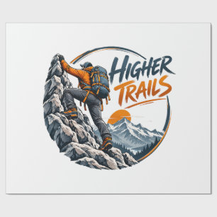 Papel De Presente Aventura de Escalada em Montanhas Higher Trails