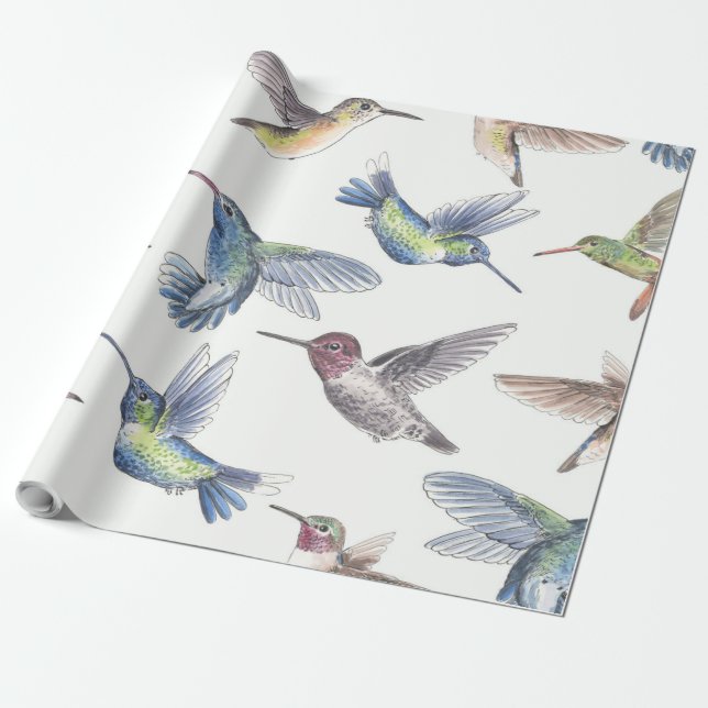 Papel De Presente Aves (Desenrolado)