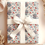 Papel De Presente Aves de Natal<br><div class="desc">Este papel de embrulho festivo apresenta um charmoso padrão de pássaros de Natal com delicados sotaques vermelhos, trazendo um espírito de feriado caprichoso para o seu presente. Perfeito para embrulhar presentes durante o feriado, a única design de pássaros adiciona um toque de elegância e charme a qualquer celebração de Natal....</div>