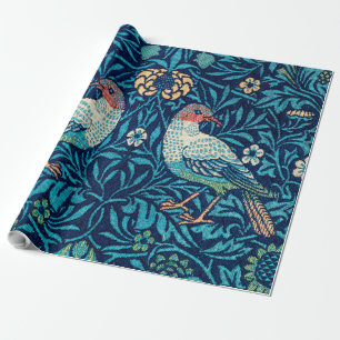 Papel De Presente Aves, William Morris