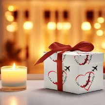 Avião Voando Coração ILover Meu aniversário de div