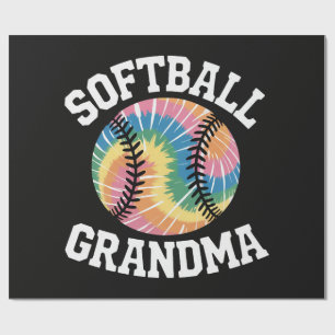 Papel De Presente Avó de Softbol