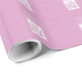 Papel De Presente Avó Primeira Comunhão, Rosa