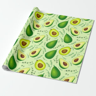 Papel De Presente Avocado