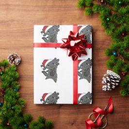 Papel De Presente Axolotl Felry Natal Animais de inverno Axolots