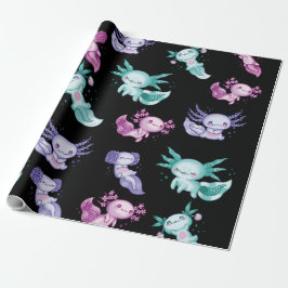 Papel De Presente Axolotls