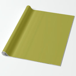 Papel De Presente Azeitona Verde Lisa