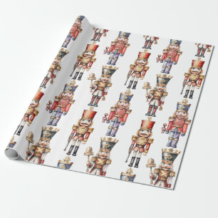Papel De Presente Azeviche de Nozes Moderno Minimalista Natal