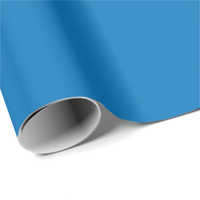Papel De Presente Azul (Ponta do rolo)