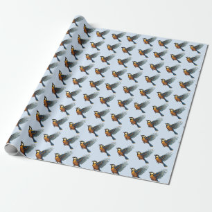 Papel De Presente Azul azul