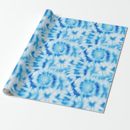 Papel De Presente Azul, branco, colar espiral