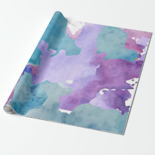 Papel De Presente Azul Camouflage