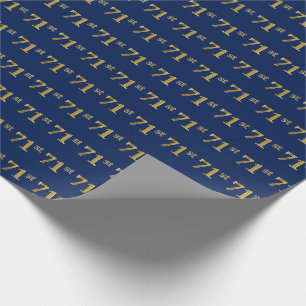 Papel De Presente Azul, evento do ouro 71st do falso