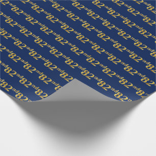 Papel De Presente Azul, evento do ouro 82nd do falso
